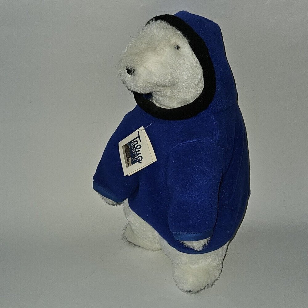 Taluq Designs Polar Bear Plush 15" Tall Stands Handmade Inuit Art Canada w/TAG